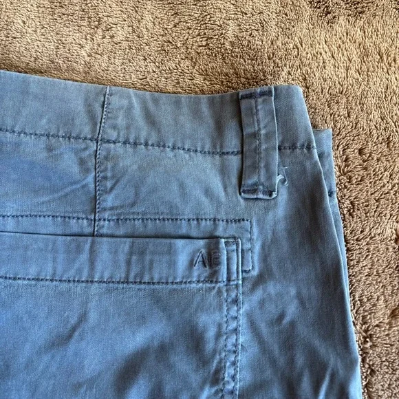 American Eagle Dreamy Drape SuperHigh Rise Baggy WideLeg Cargo Pants Blue 18 34W - Picture 11 of 11